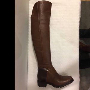 Cole Hann Parson thigh high boots leather